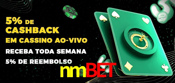 Promoções do cassino ao Vivo nmbet